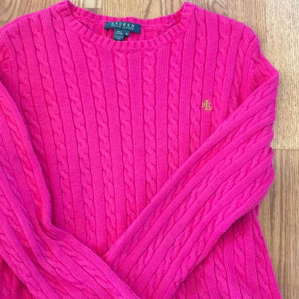 Pink Ralph Lauren Sweater - Picture 5 of 5